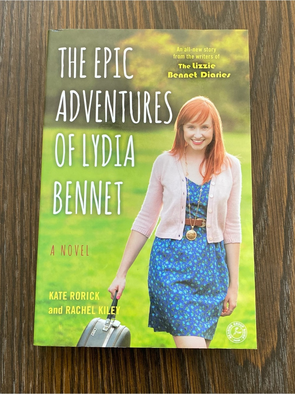 The Epic Adventures of Lydia Bennet - Blue Floral Cover